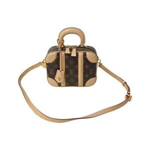 Louis Vuitton Monogram Valisette Shoulder Bag Trunk Brown